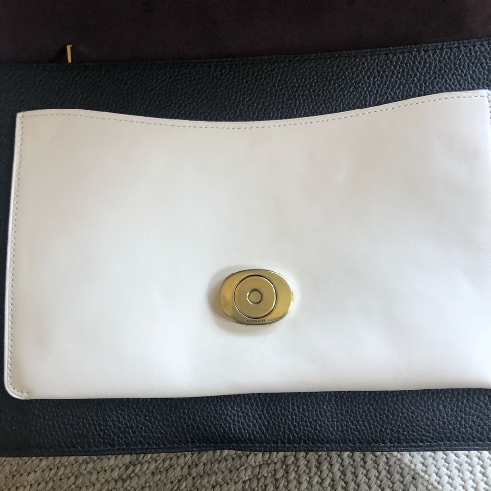 Rare! Coach Tabby Purse Black With Python - image 5